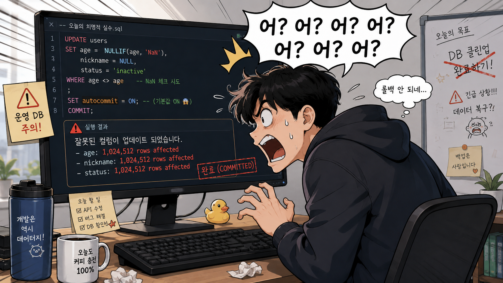 회사 DB 한 테이블 전체를 Update 해버렸다? 설명 이미지 2